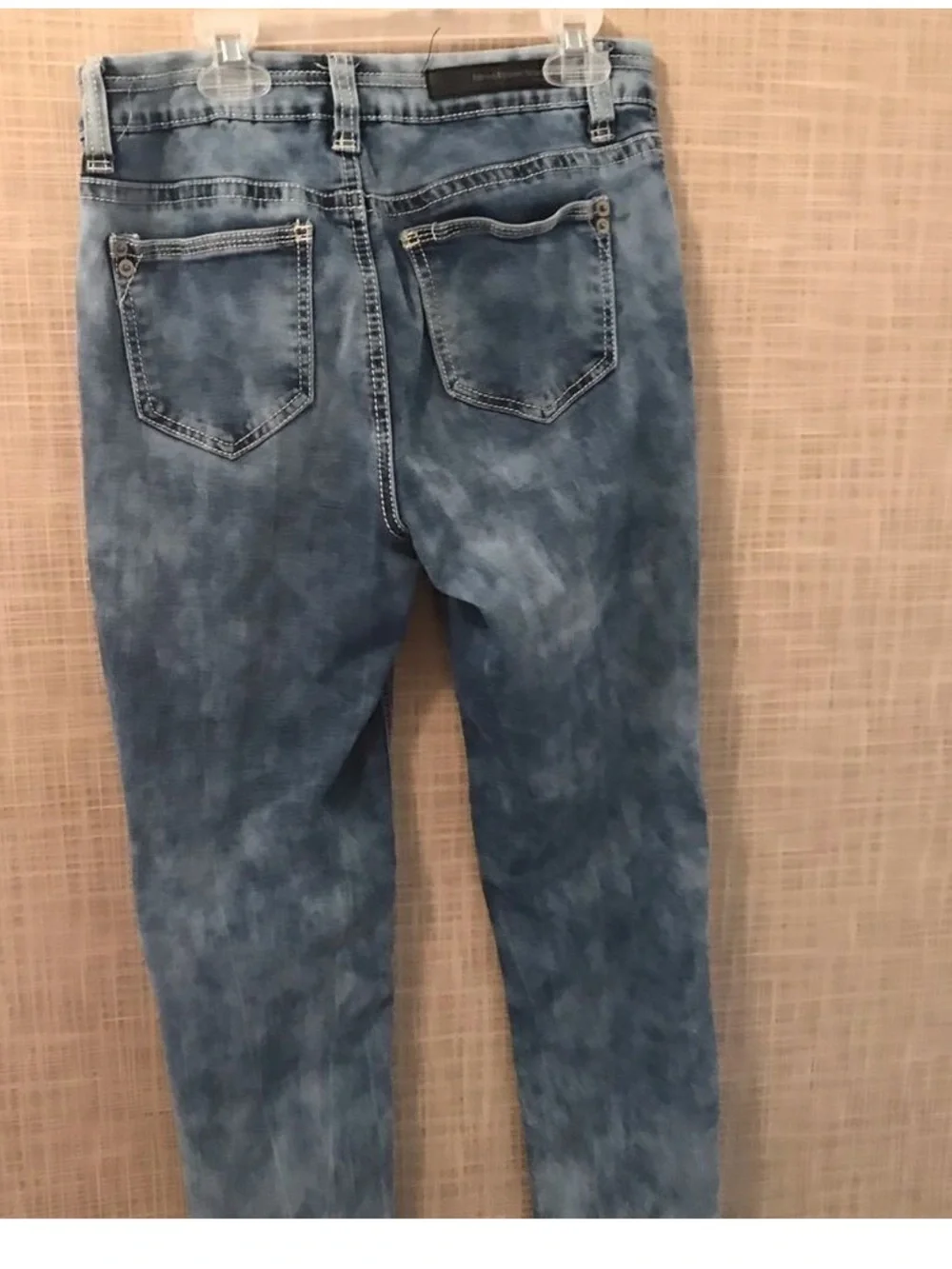 Women’s High-Rise Button-Fly Skinny Jeans in Medium Blue